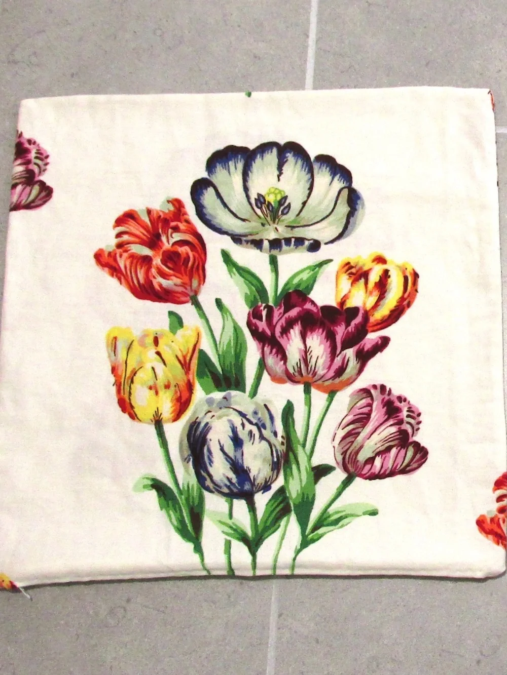 Handmade Floral Pillow Cases (2)